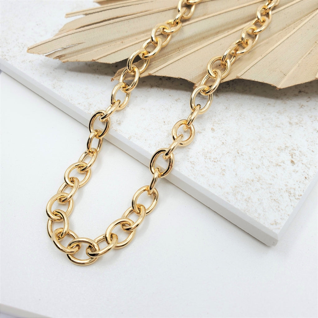 Cable Link Necklace