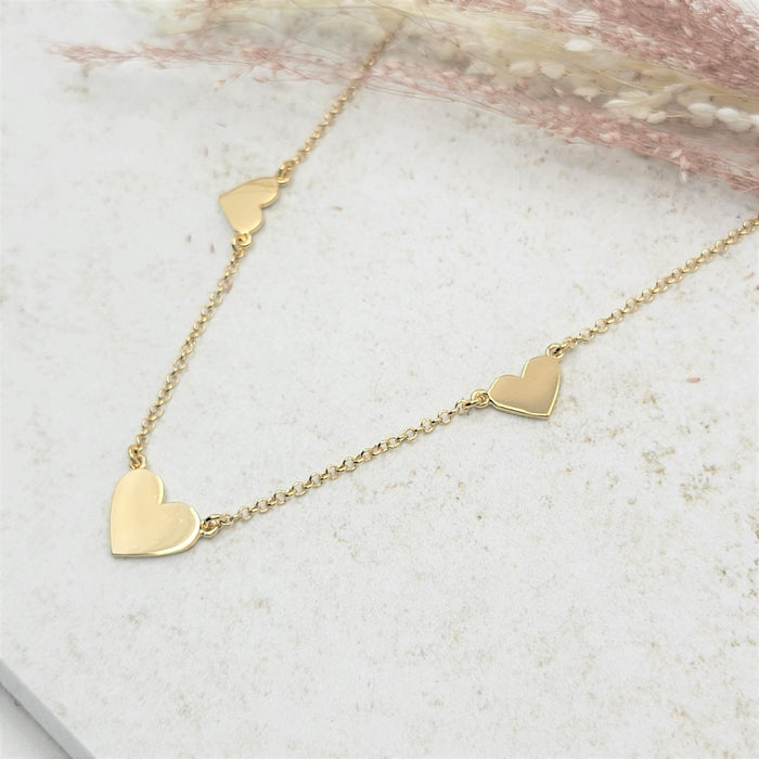 Three Hearts Necklace