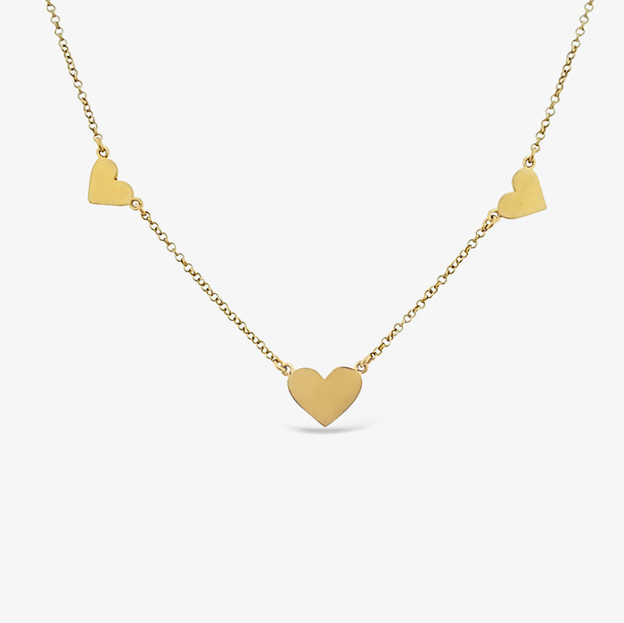 Three Hearts Necklace